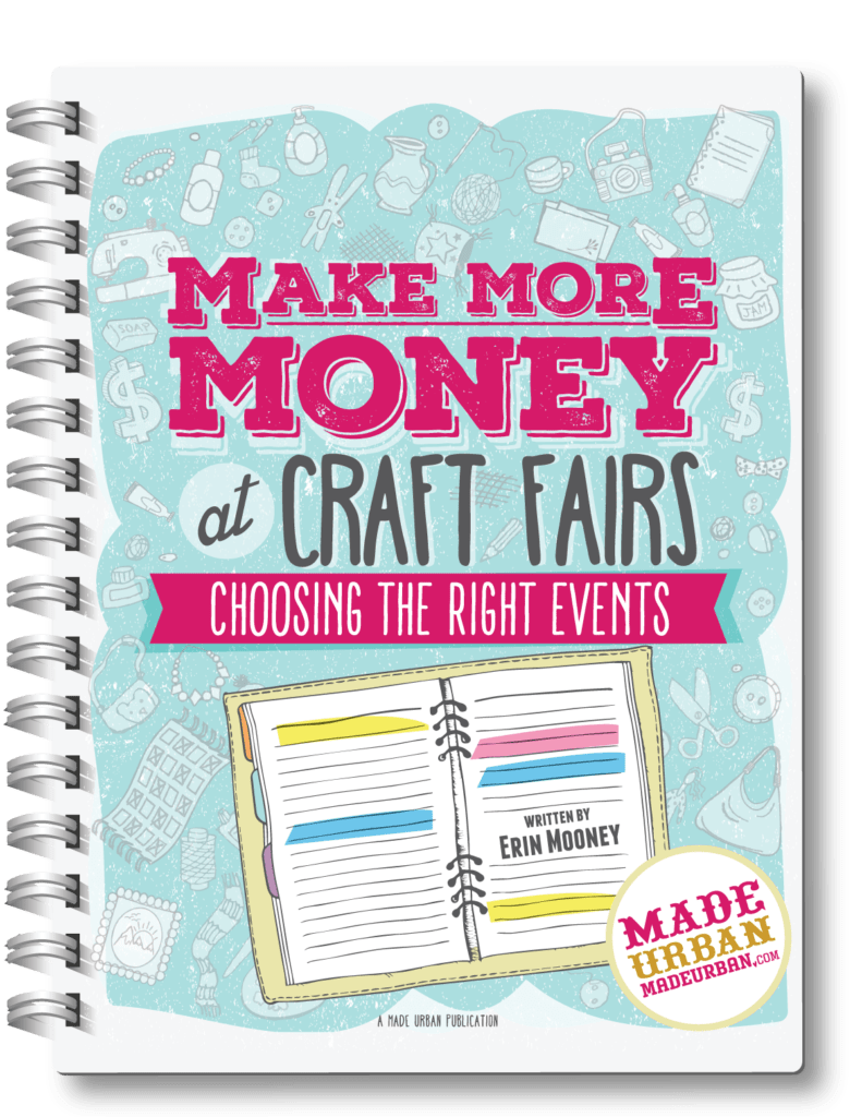 Learn the 13 ideas to improve your craft business to sell more handmade products and make more money. Learn about packaging, organization, events, and more.