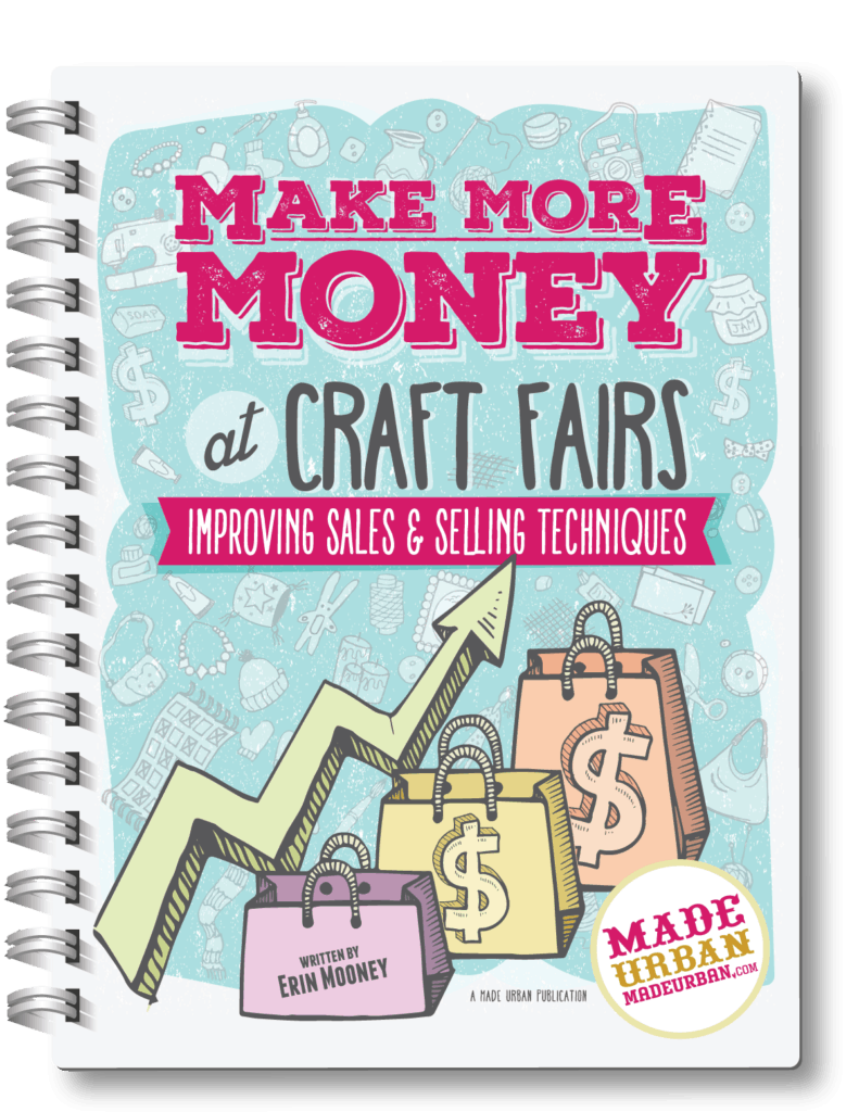 Learn the 13 ideas to improve your craft business to sell more handmade products and make more money. Learn about packaging, organization, events, and more.
