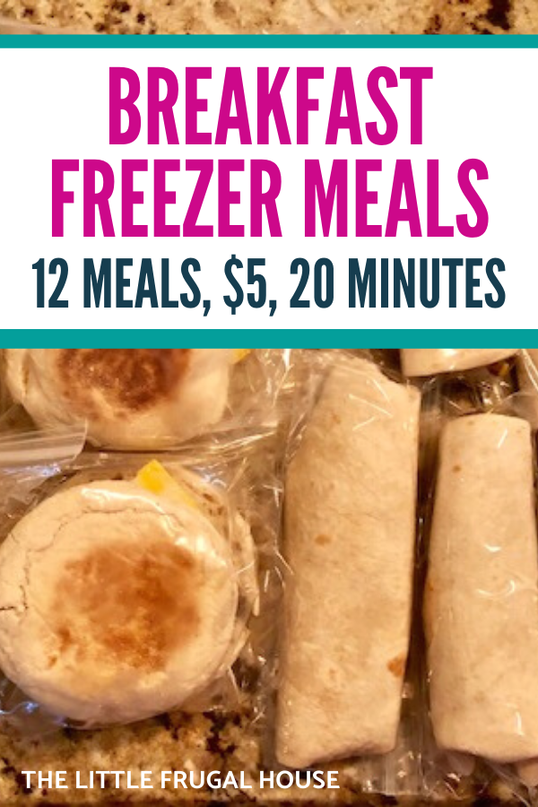 This breakfast freezer cooking plan is a life saver! Easy recipes and meal ideas to make your mornings easier and less stressful. Cheap breakfast ideas!