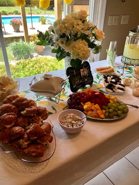 She found her main squeeze! This citrus bridal shower was so fun! Check out the party decorations, invitation, DIY banner sign, food and drink.