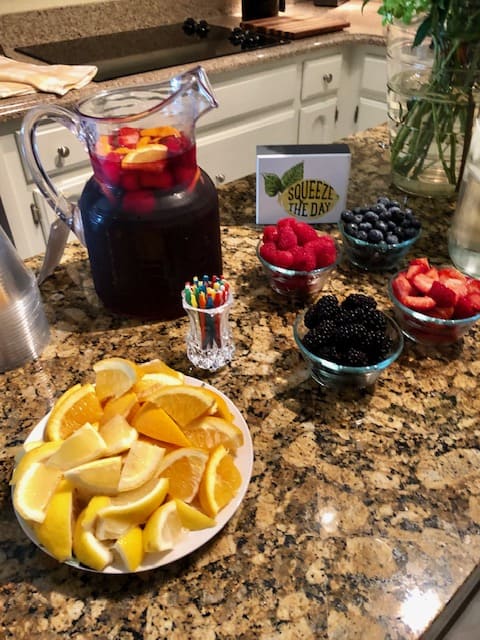 She found her main squeeze! This citrus bridal shower was so fun! Check out the party decorations, invitation, DIY banner sign, food and drink.