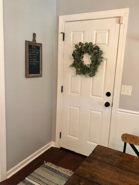 This DIY dining room makeover on a budget is perfect for our small farmhouse home. Check out the before and after to get ideas for your own!