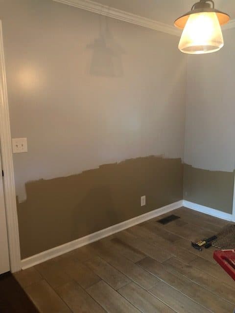 This DIY dining room makeover on a budget is perfect for our small farmhouse home. Check out the before and after to get ideas for your own!
