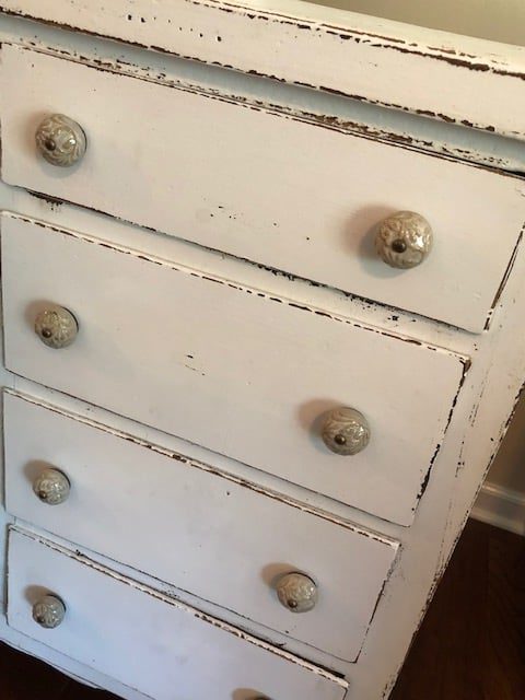 Check out the amazing before and after of this DIY armoire makeover! White, farmhouse, antique and perfect for the bedroom or kitchen with storage ideas!