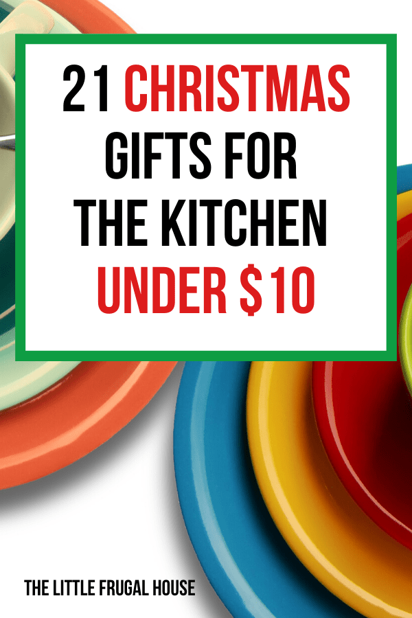 These are the best kitchen gifts for Christmas under $10 for the person that loves to cook and be in their kitchen. Give practical gifts to help them get the job done or fun gifts that make being in the kitchen a little more fun.