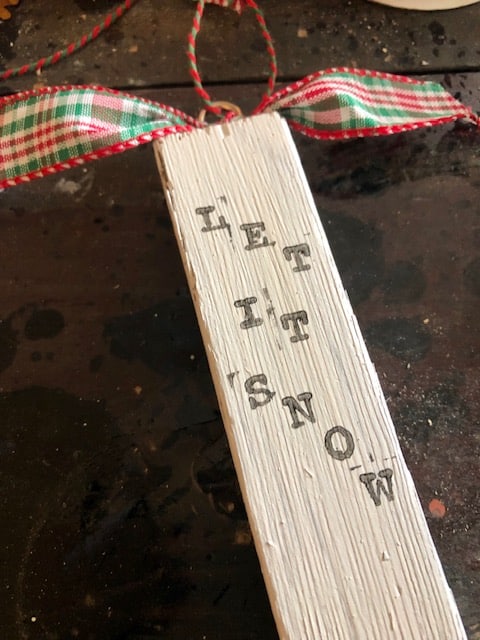 Make your own easy, rustic DIY Christmas ornaments with tobacco sticks. These are perfect for kids, to sell, for gifts, or to decorate your tree. 