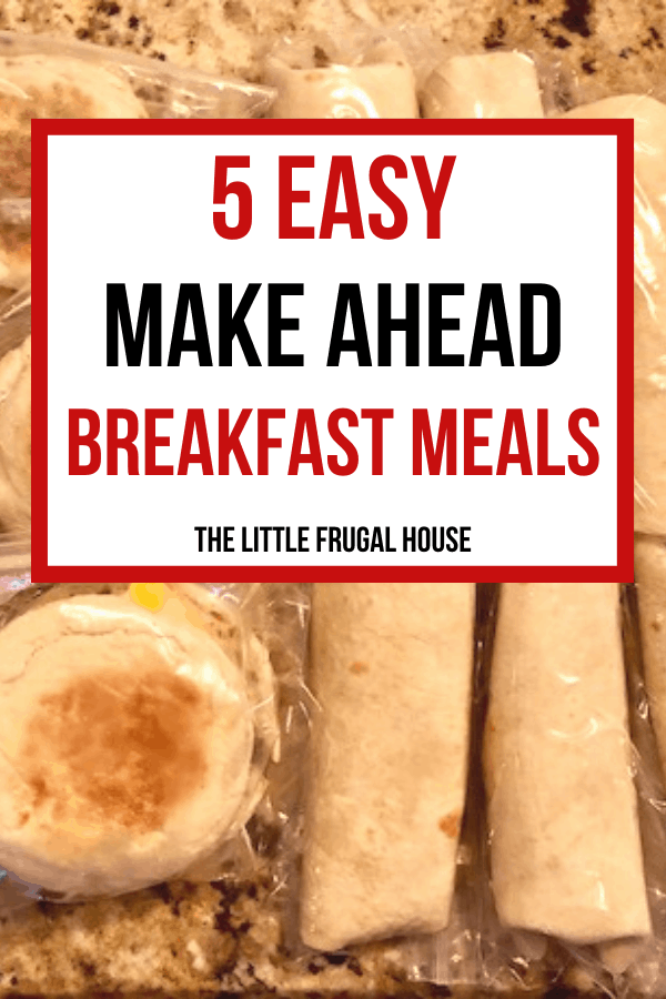 These easy make ahead breakfast ideas will help you eat healthy meals on the go. Learn how to freeze sandwiches, burritos, and more.