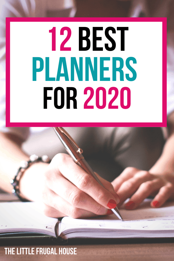 These 12 best planners for 2020 will help you get organized, meal plan, and set goals. Hard covers, simple versions, and planners with stickers!