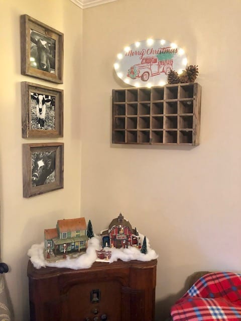 Our Christmas Home Tour shows you how we decorated for Christmas on a budget, while creating a cozy look in our small home.