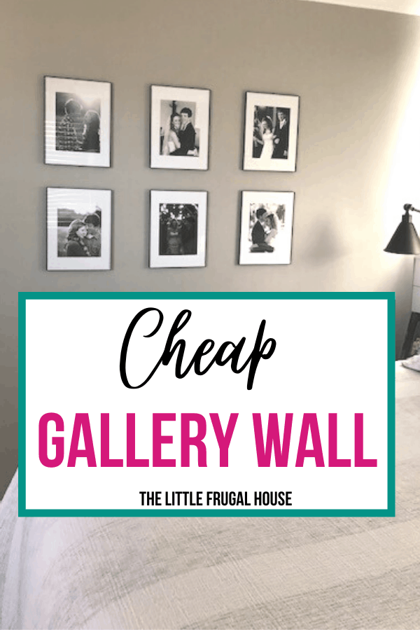 Diy Cheap Gallery Wall With Walmart Frames The Little Frugal House