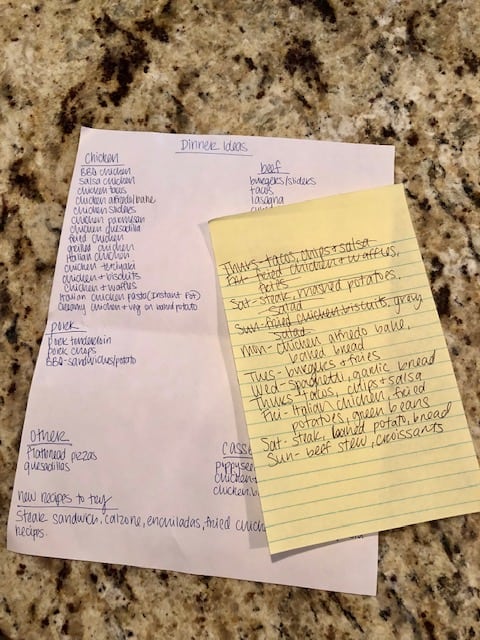 Make a frugal grocery budget for 2 to spend less on groceries, eat at home more, and save money on food. Check out this weekly meal plan and our $75 grocery budget.