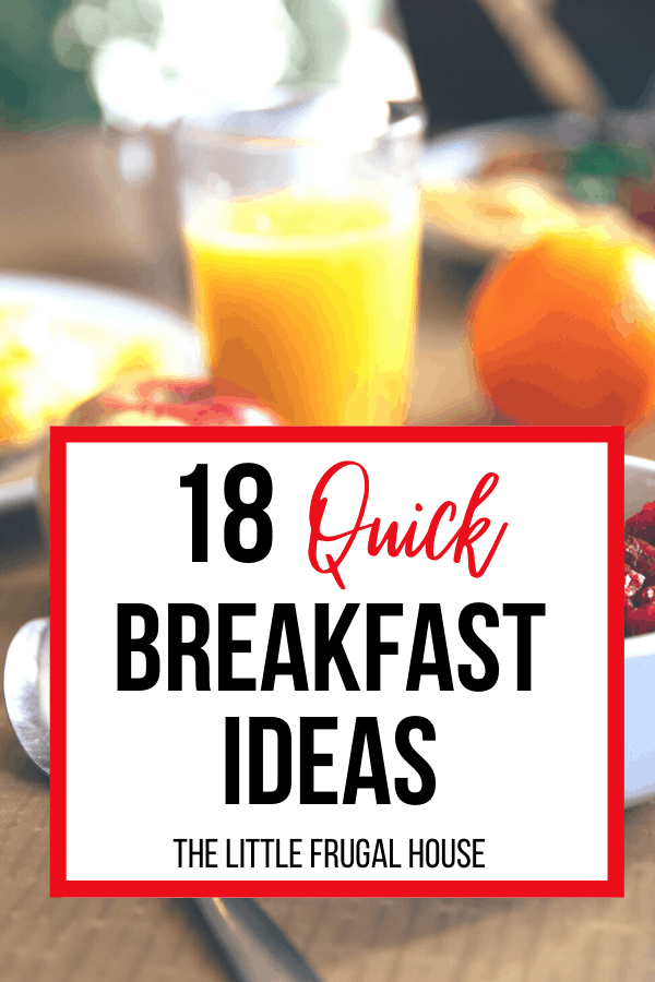 These easy and quick breakfast ideas are perfect for kids, for the family, or for one on the go. Try these make ahead ideas - some even ready in 5 minutes!