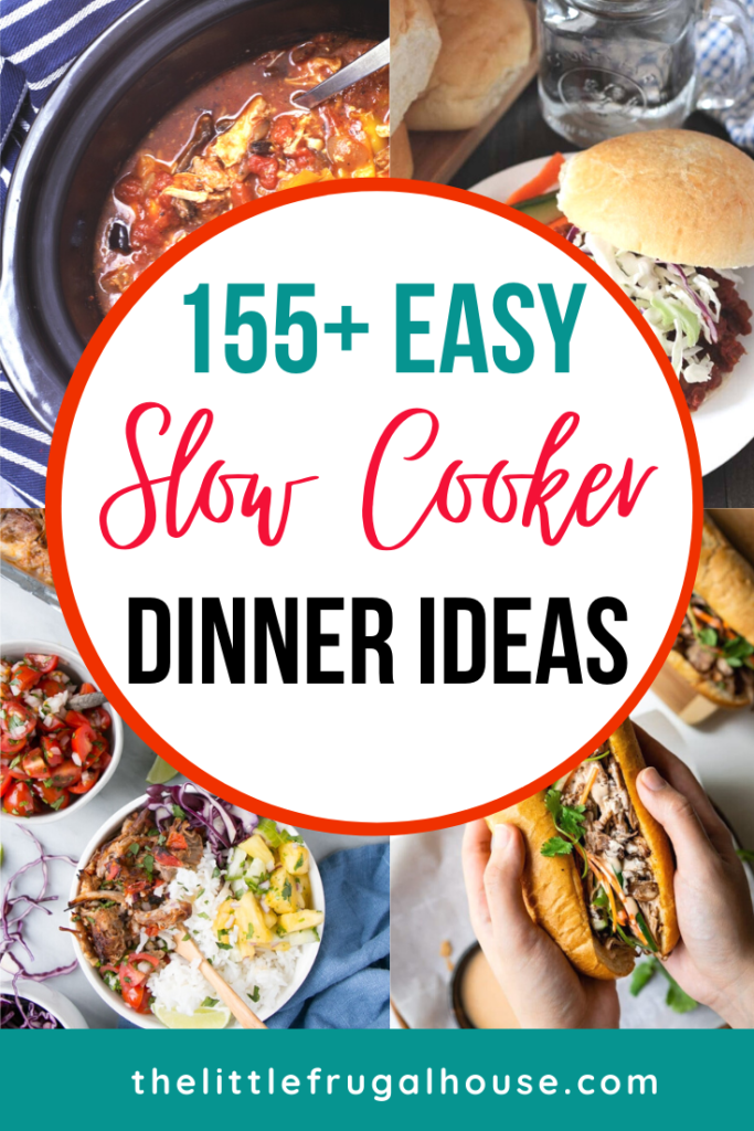 Get out the crock pot and try one of these easy slow cooker recipes for dinner tonight! These easy slow cooker meals are perfect for busy nights!