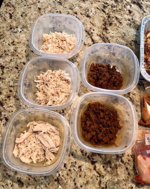 Make these quick and easy Mexican freezer meals with this step by step freezer cooking plan. Make taco meat, a taco casserole, and Mexican chicken meals.