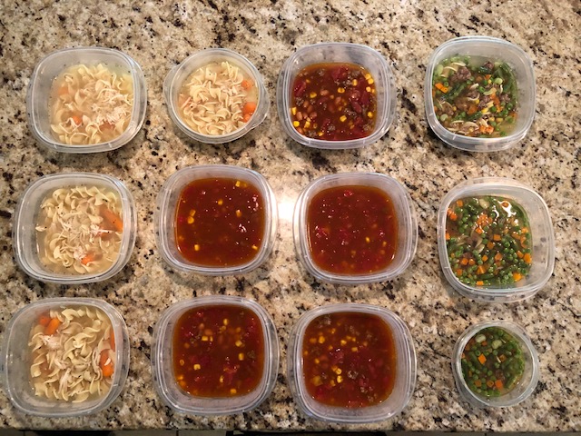 These easy freezer soup meals are perfect to make ahead and keep frozen for busy nights. Make chicken noodle, taco, and vegetable soup!
