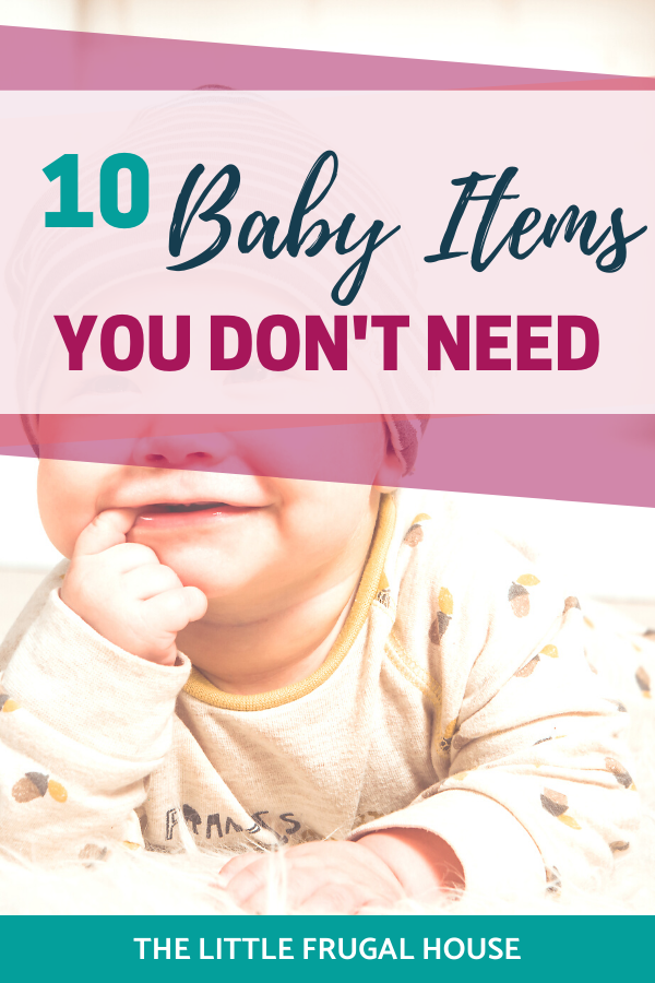 Read this list of baby items you don't need before you make your baby registry or waste money! These things are unneccessary and can break the budget.