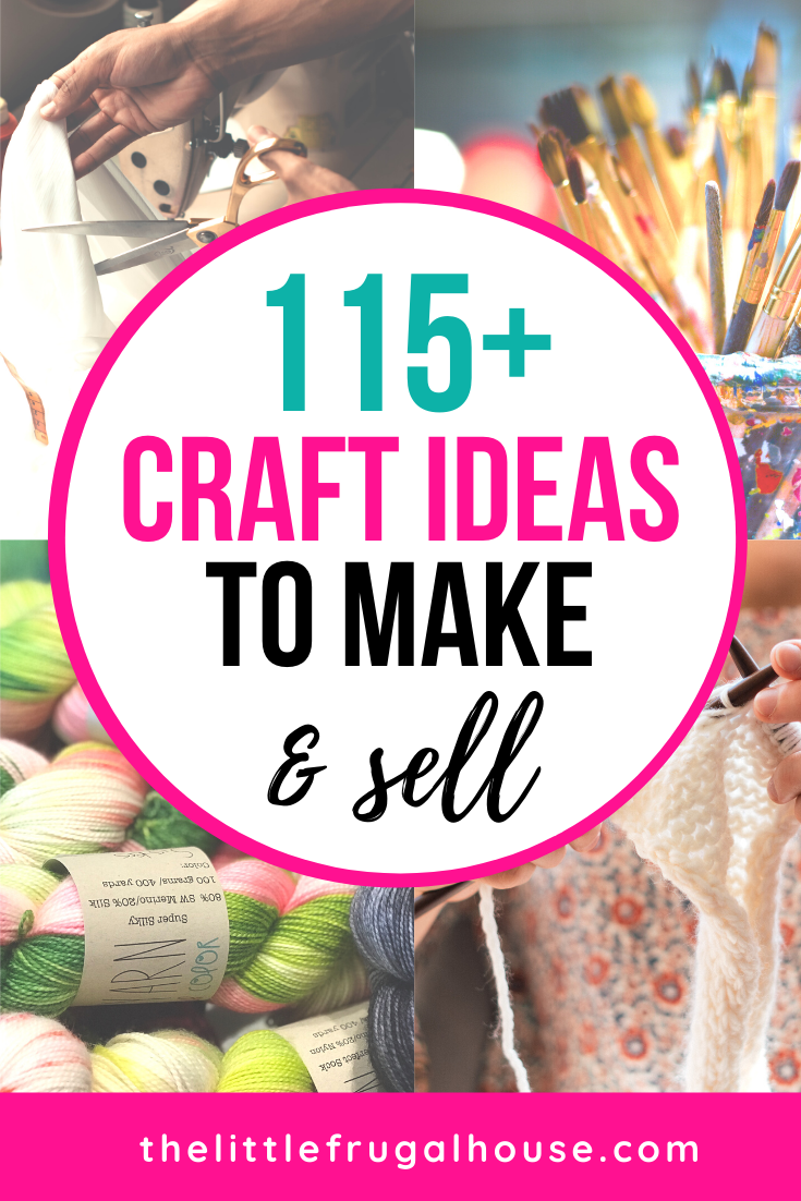 These unique and easy craft ideas to make and sell will help you build your handmade business to make some extra cash! Check out these DIY crafts to sell!