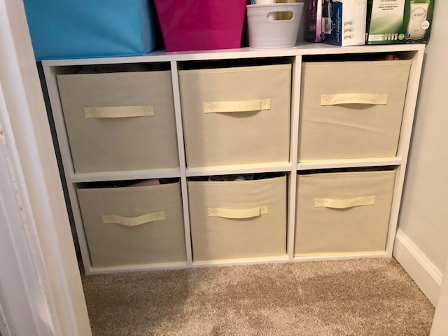 Come take a tour of our baby girl's wildflower nursery room! The wall paper, board and batten wall, cube organizers, and name sign make this room so sweet!