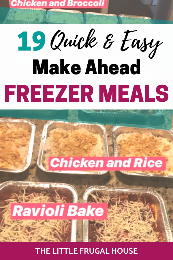 These easy make ahead freezer meals are perfect for families, for two, or just for one. Save time and money with these casseroles, crockpot meals, and more.