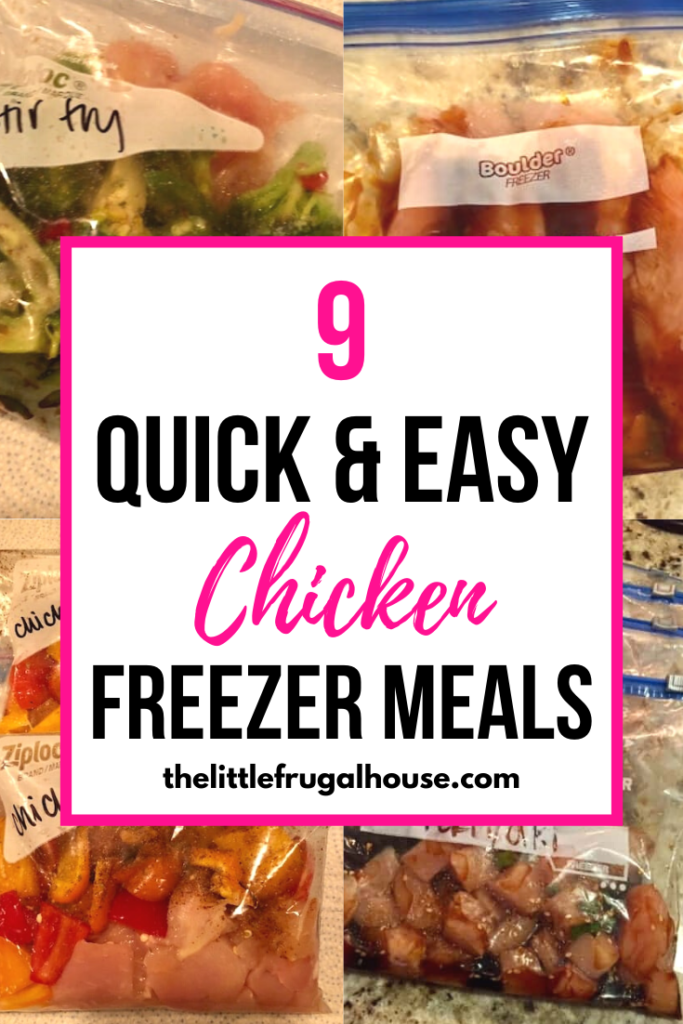 My Top 9 Chicken Freezer Meals - Make Ahead Chicken Freezer Meals