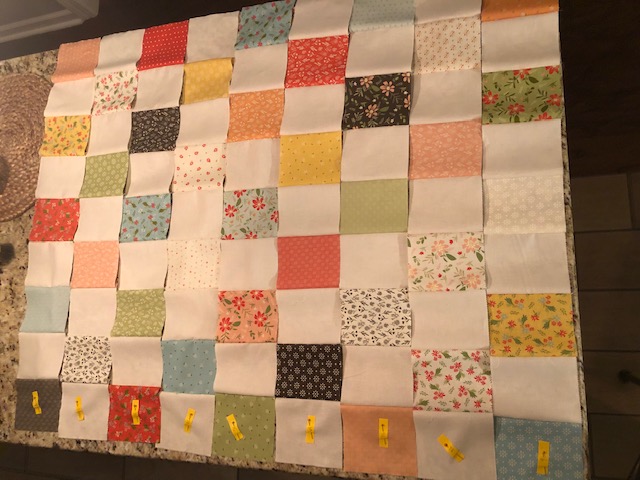 This beginner level DIY baby quilt was so fun and easy to make. You can make your own simple homemade baby quilt with pre cut squares, too.