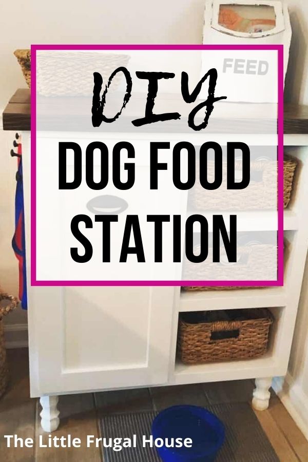 dog food storage cabinet