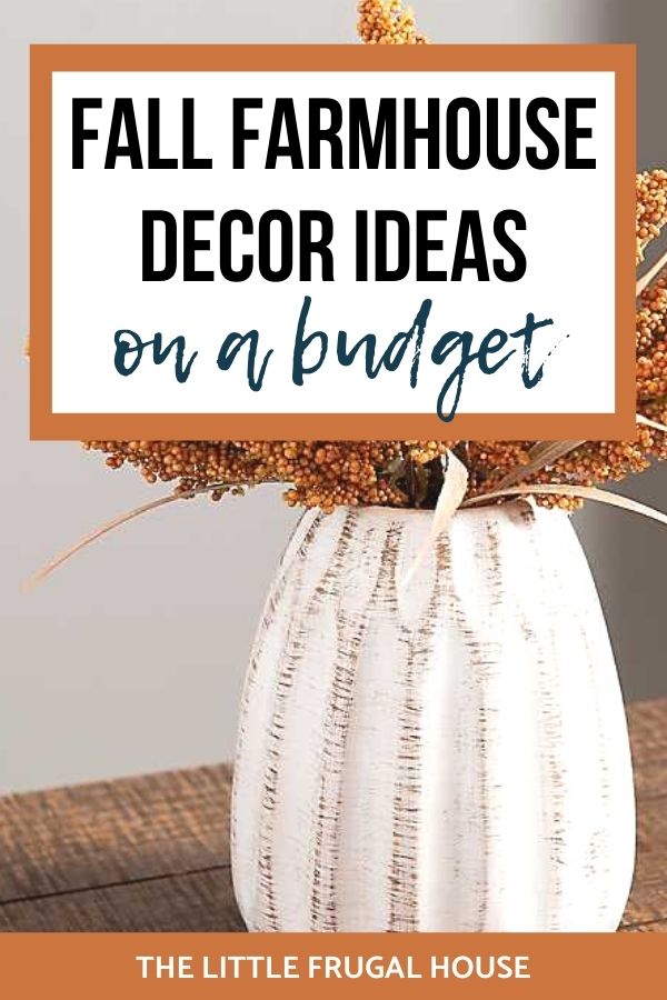 Decorate for fall with these cute and affordable fall farmhouse decorating ideas! Wreaths, door hangers, pumpkins, wall decor, table decor & throw pillows!