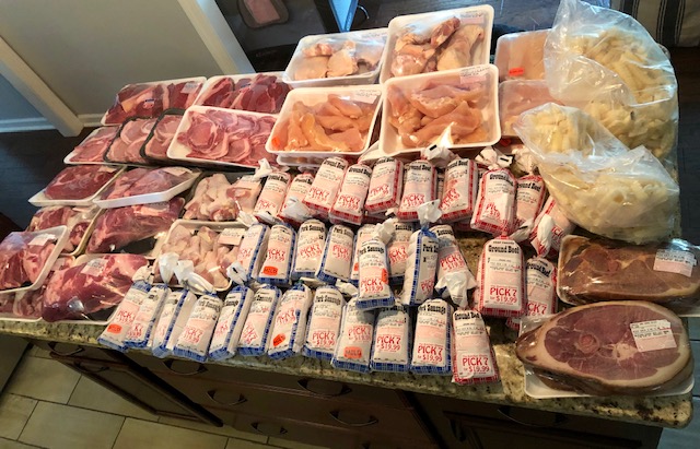 Thinking about stocking up on meat? Here's how we saved money on meat, bought a bulk deal, how we organize a freezer, and how many meals this will make.