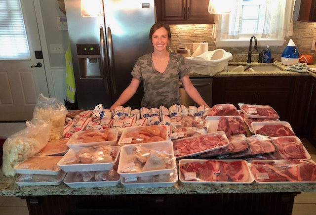 Thinking about stocking up on meat? Here's how we saved money on meat, bought a bulk deal, how we organize a freezer, and how many meals this will make.