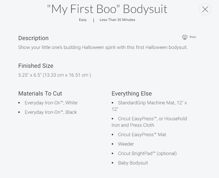 This is a fun, easy, and quick Cricut project! Make this DIY baby Halloween onesie for baby's first Halloween. Perfect Cricut beginner project.
