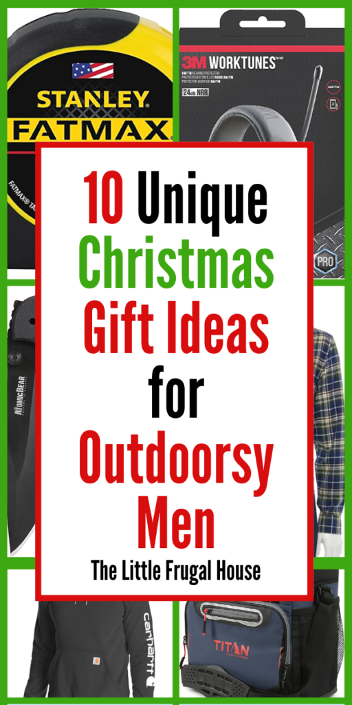 The best Christmas gift ideas for your outdoorsy husband, guys who love to work outdoors, and for men. These gifts for guys are perfect for Christmas!