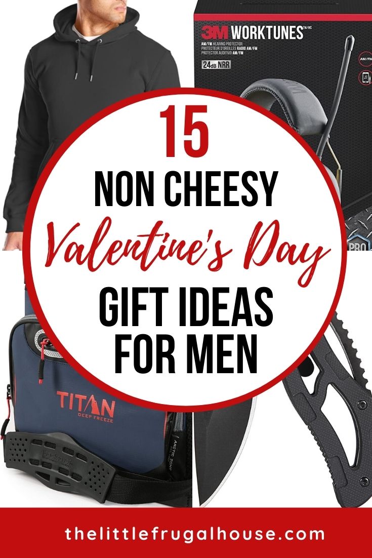 These are the best practical and non cheesey Valentine's Day gift ideas for your husband. Give a gift he really wants like tools, a wallet, or worktunes.
