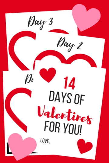 This 14 days of Valentines for your husband gift is a unique and creative way to celebrate Valentine's Day with budget friendly gifts, dates, and activities.