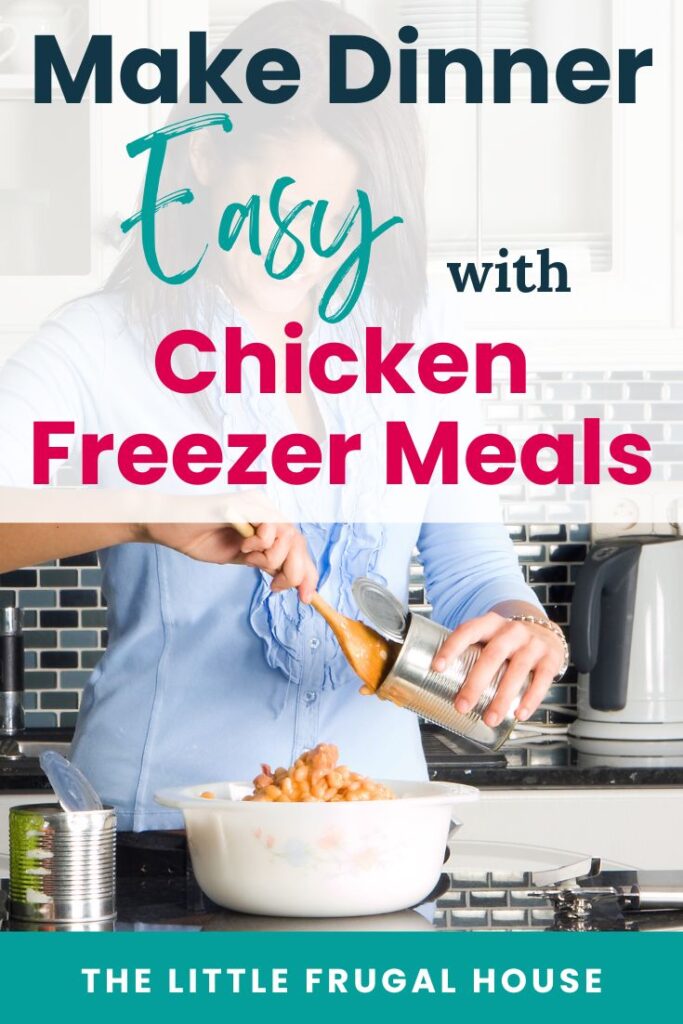 Save time on weeknights with these make-ahead chicken freezer meals. Simple recipes you can prep in advance and cook in the slow cooker or oven when you’re ready.