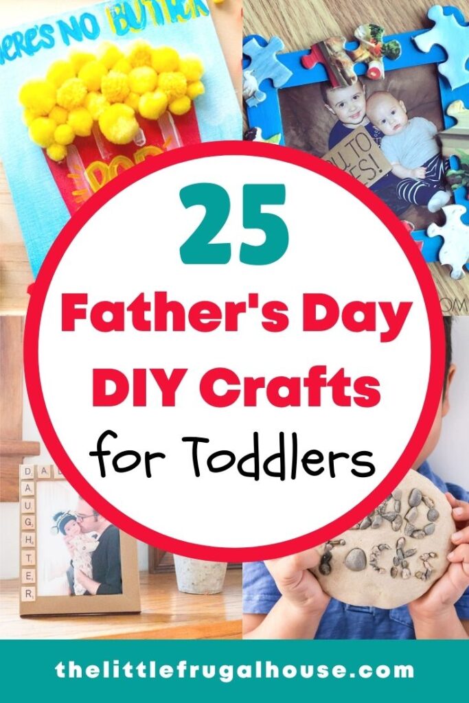 Check out these 25 creative and easy Father's Day crafts for kids to make - perfect for toddlers and kids of all ages! These craft ideas will make the best gift for Dad!