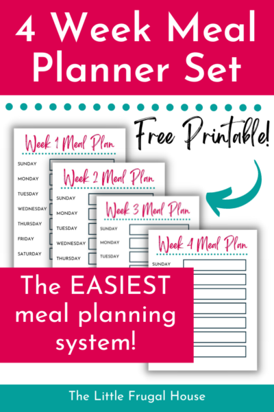 Meal Planning Archives - The Little Frugal House