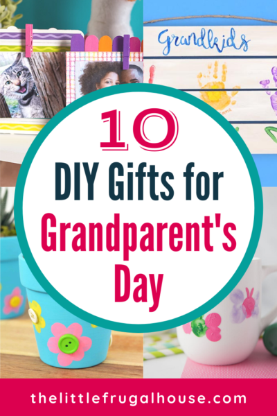 These are the best homemade grandparent gift ideas from grandkids perfect for Grandparent's Day or any holiday!