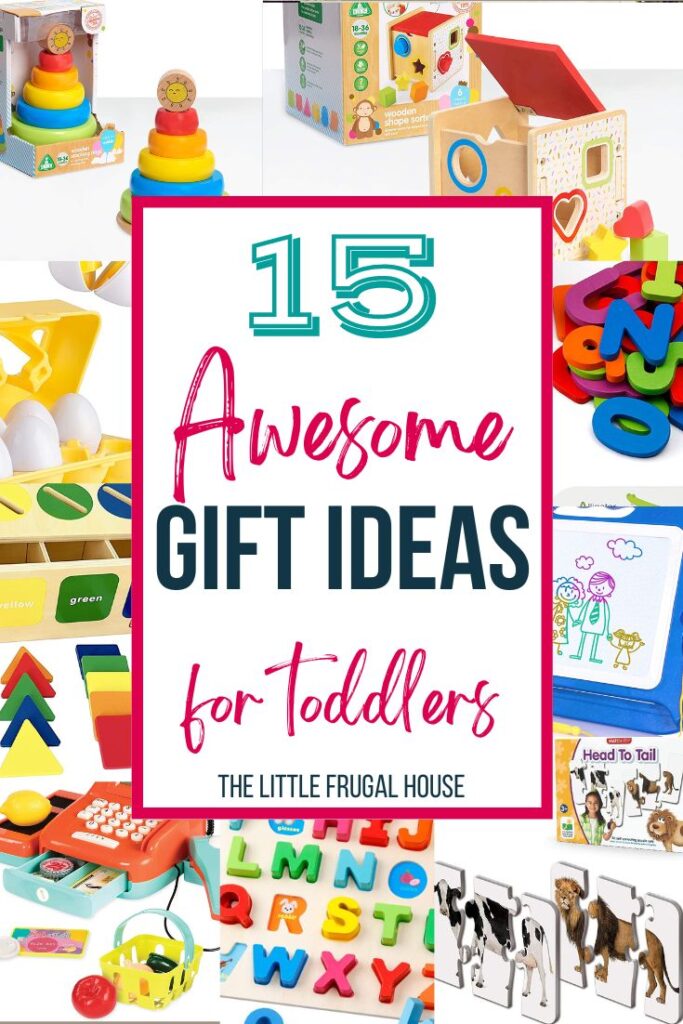 Looking for the best Christmas gifts for young toddlers? Check out these 15 fun, education, and affordable gift ideas for 18 months - 3 years old!