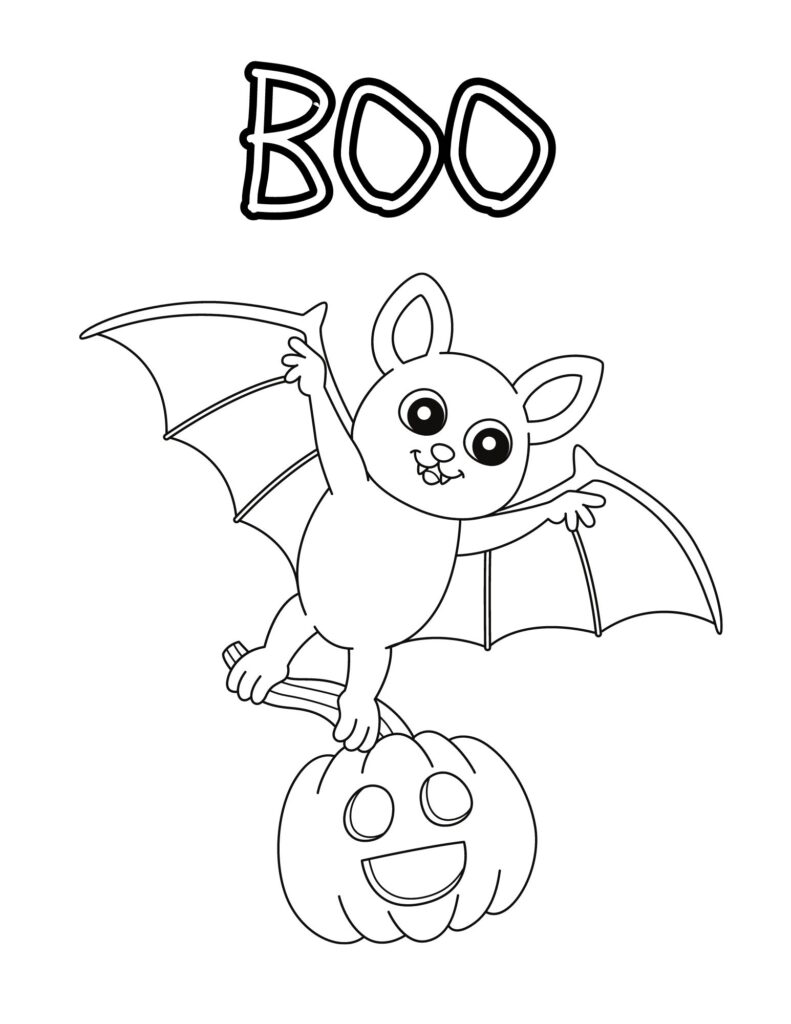 Grab these free printable Halloween coloring pages for toddlers and kids of all ages for a fun Halloween activity!