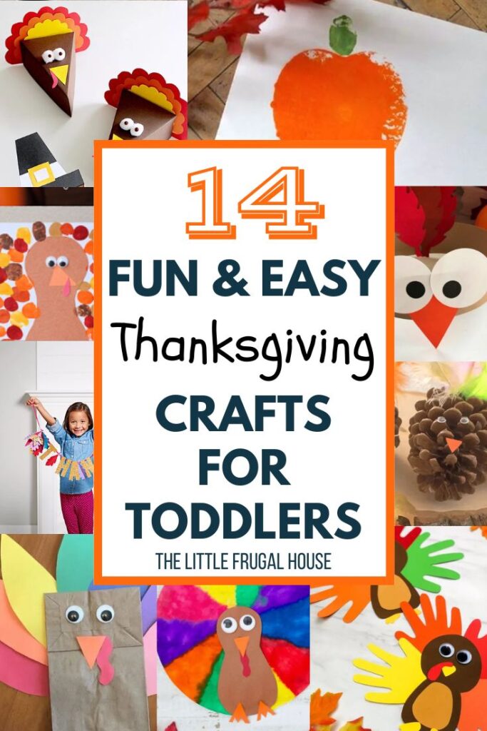 Check out these easy Thanksgiving crafts for toddlers and kids of all ages! These fun craft ideas are a great way to celebrate with the whole family!