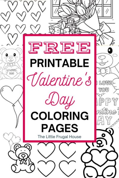 Looking for some cute and free Valentine coloring pages and heart coloring pages for kids of all ages to enjoy? Grab these free printable Valentine coloring pages for a fun and happy Valentine's Day