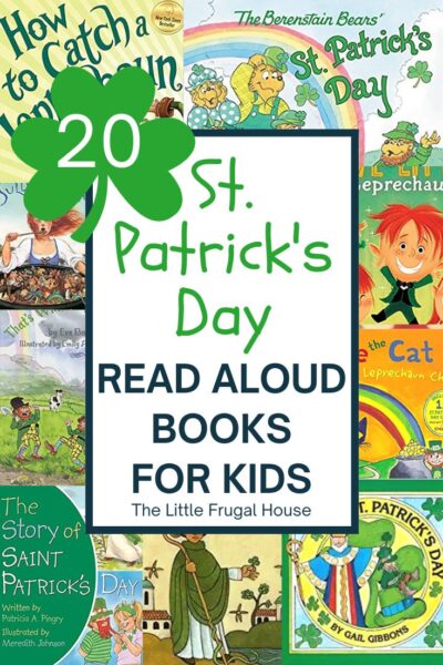 You'll love this awesome list of the best St. Patrick's Day books to read aloud for kids to celebrate and learn more about the holiday!