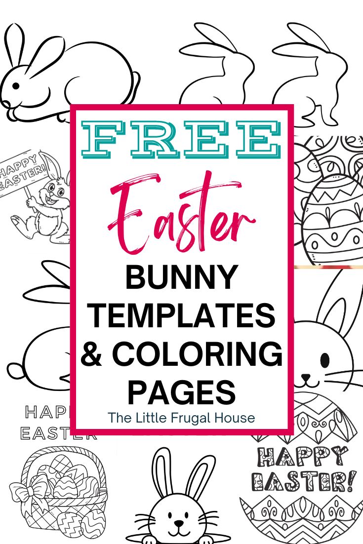 40+ Free Printable Easter Bunny Templates and Coloring Pages
