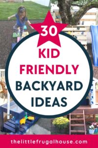 Looking for the best kid friendly backyard ideas to overhaul your backyard? Here are some awesome ideas to try in your own backyard!