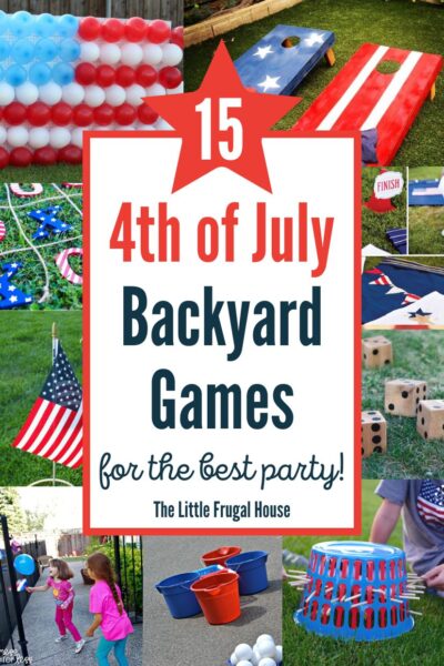 Looking for some fun 4th of July backyard games to play at your party? Here are the best outdoor games for kids and the whole family to enjoy!