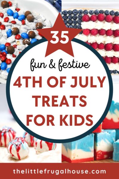 Here are the most fun, creative, patriotic and tasty 4th of July treats for toddlers and kids of all ages to enjoy at your celebration!