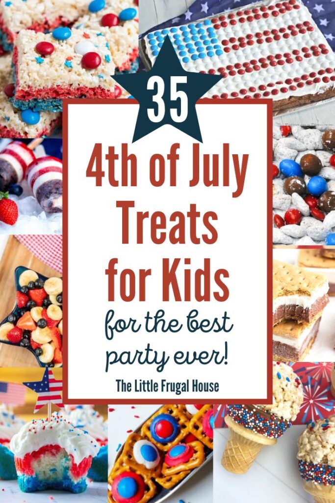 Here are the most fun, creative, patriotic and tasty 4th of July treats for toddlers and kids of all ages to enjoy at your celebration!