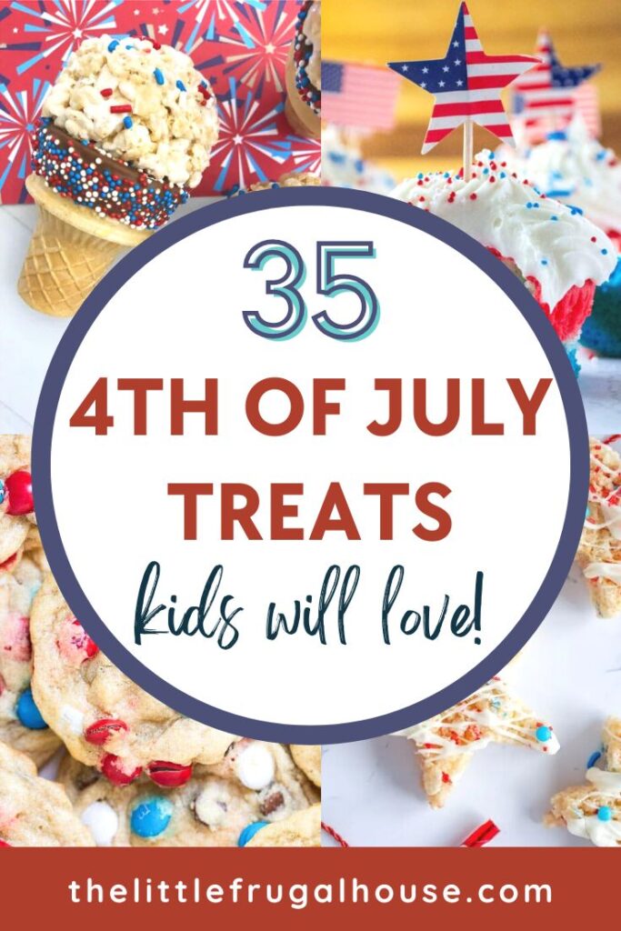Here are the most fun, creative, patriotic and tasty 4th of July treats for toddlers and kids of all ages to enjoy at your celebration!