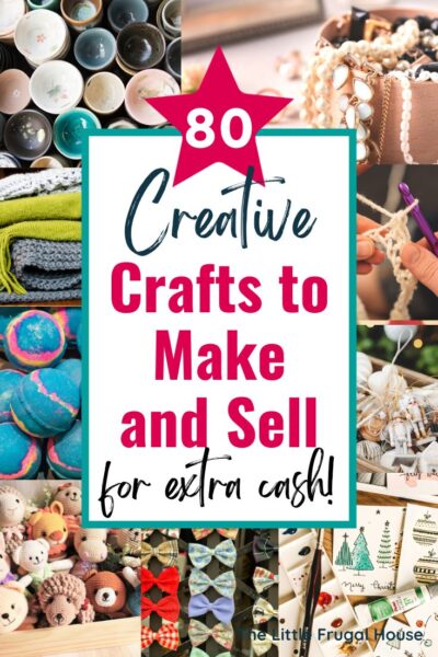Want to make extra money selling crafts? Check out these 80 unique DIY craft ideas to make and sell to find easy and popular things you can make from home!