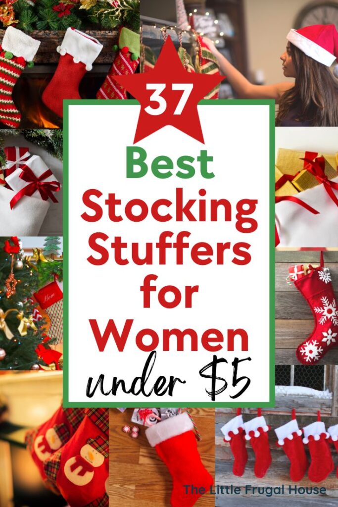 Looking to save money on stocking stuffers? These are the best stocking stuffers for women under $5. A great selection of little gifts and Christmas surprises for moms, daughters, grandmothers, nieces, and more!
